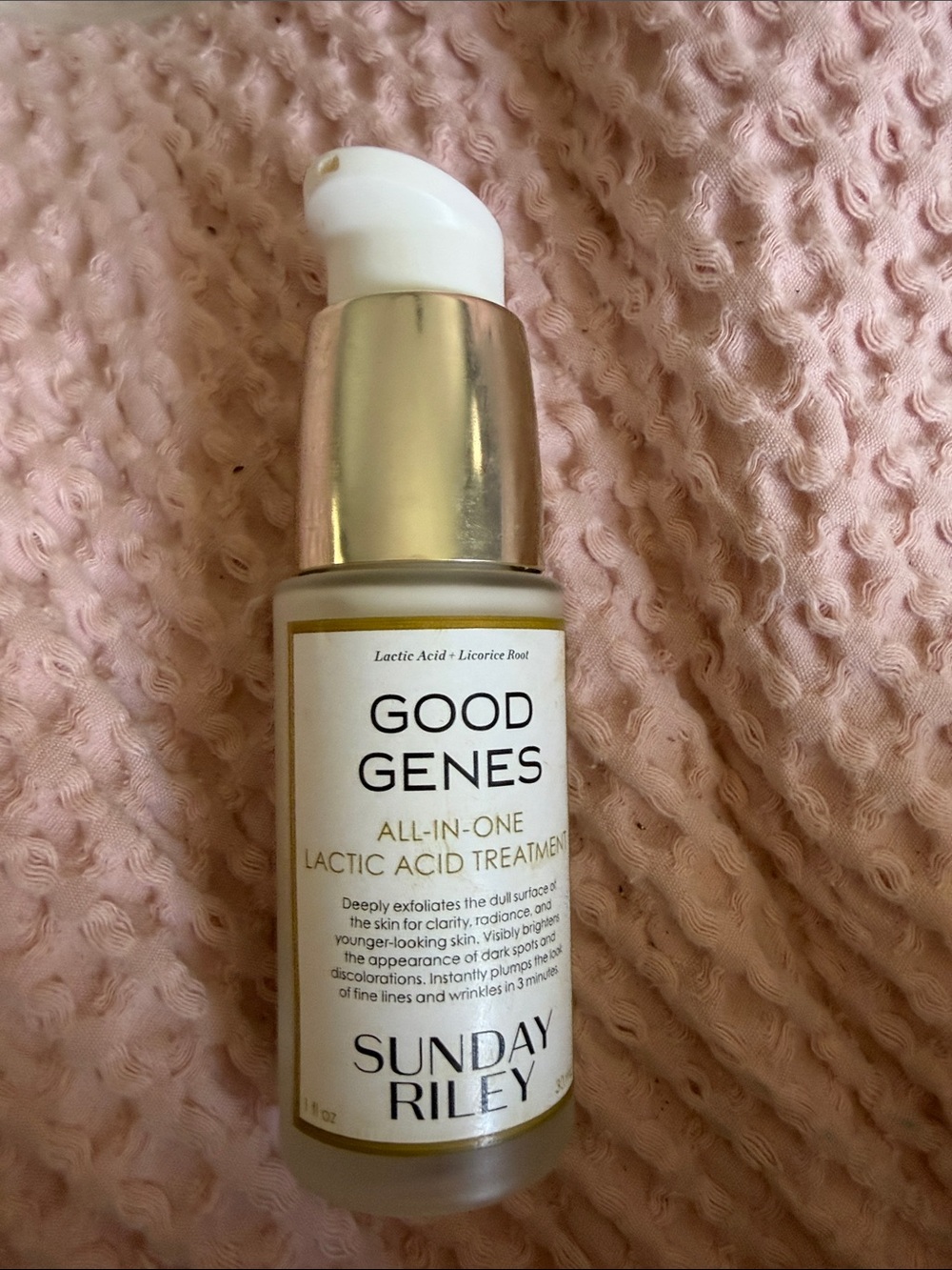 Sunday Riley Good Genes Lactic Acid Treatment — White, Gold